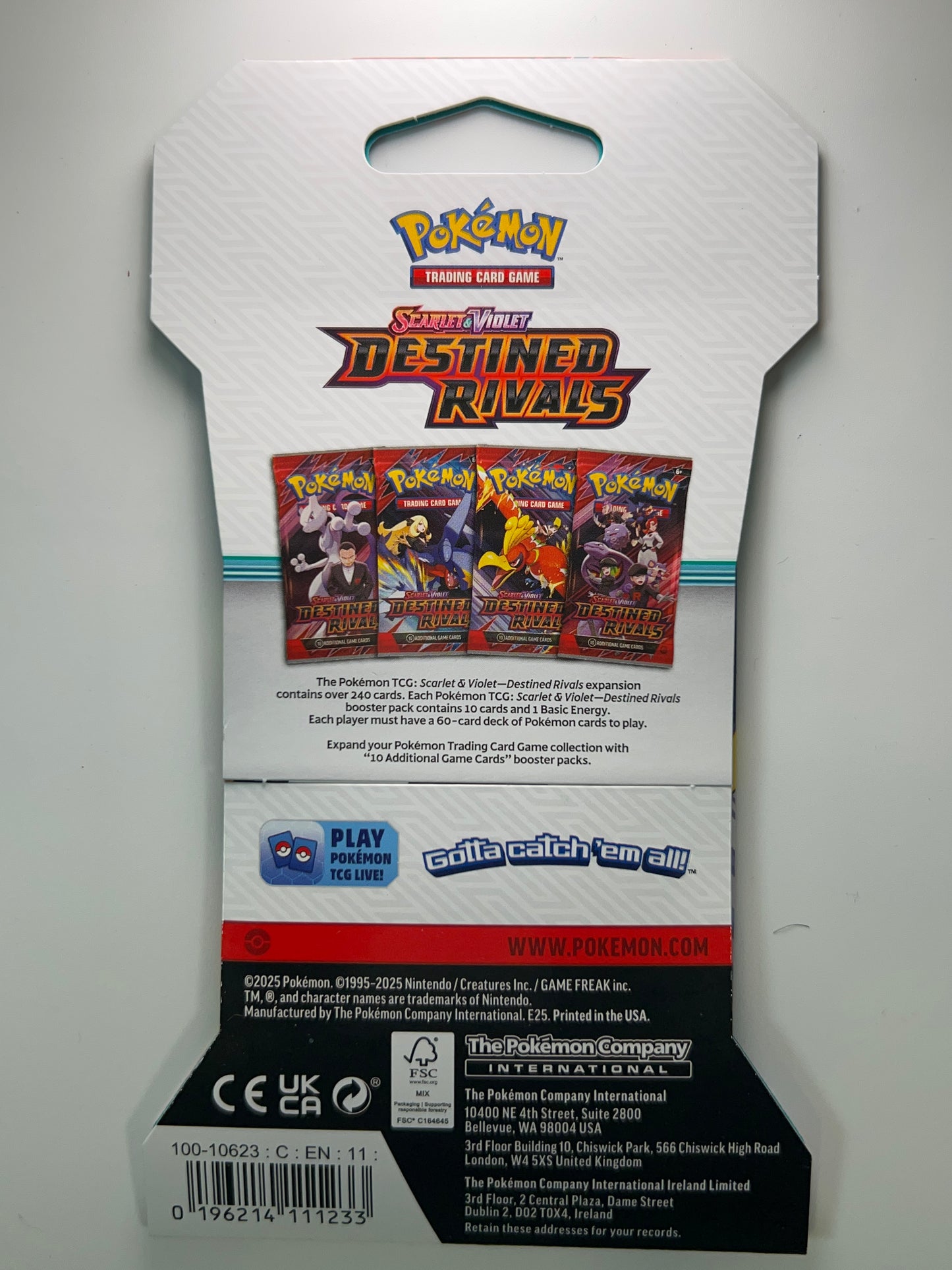Scarlet & Violet Destined Rivals Blister Pack