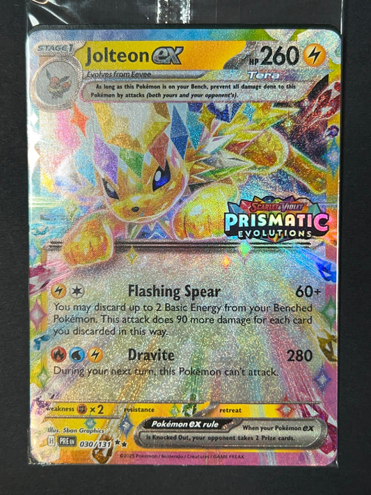 Jolteon ex - 030/131 (Prismatic Evolutions Stamp) Sealed