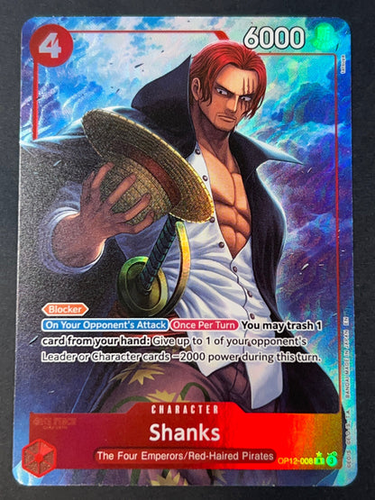 Shanks (OP12-008) (Alternate Art) - Legacy of the Master