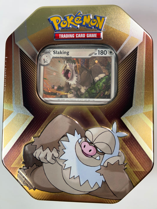 The Pokémon TCG: Triple Whammy Tin Slaking