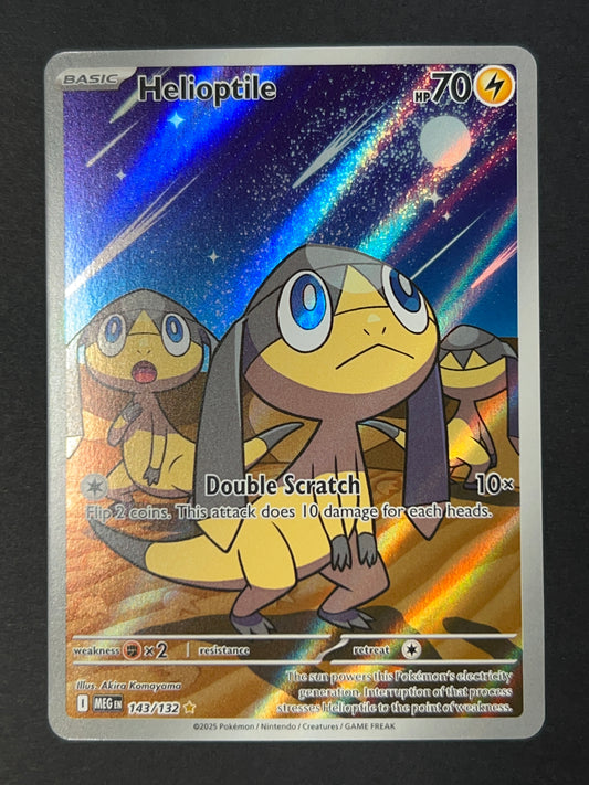 Helioptile Mega Evolutions 143/132 Illustration Rare NM/M