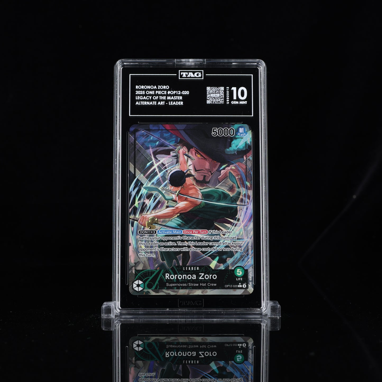 Roronoa Zoro (OP12-020) (Alternate Art) - Legacy of the Master TAG 10